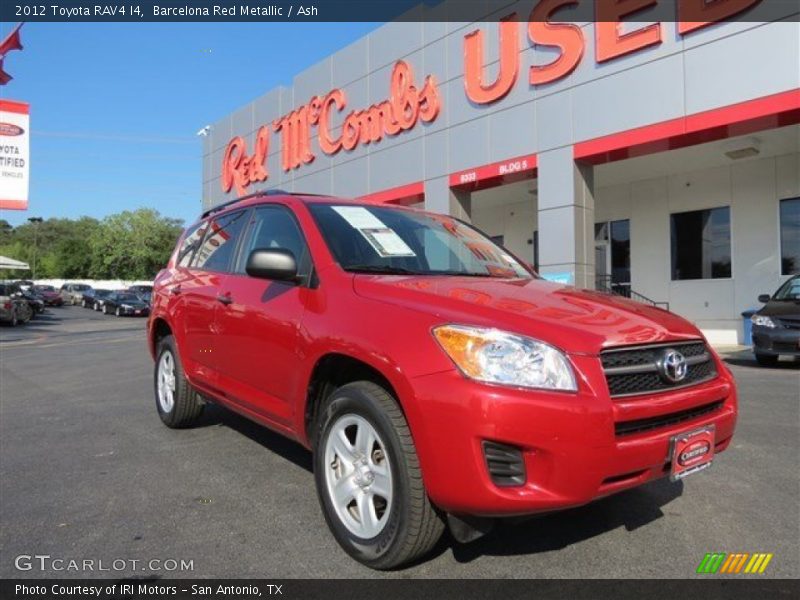 Barcelona Red Metallic / Ash 2012 Toyota RAV4 I4