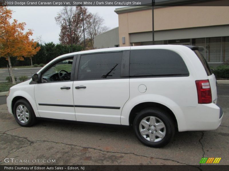 Stone White / Dark Slate Gray/Light Shale 2009 Dodge Grand Caravan Cargo Van