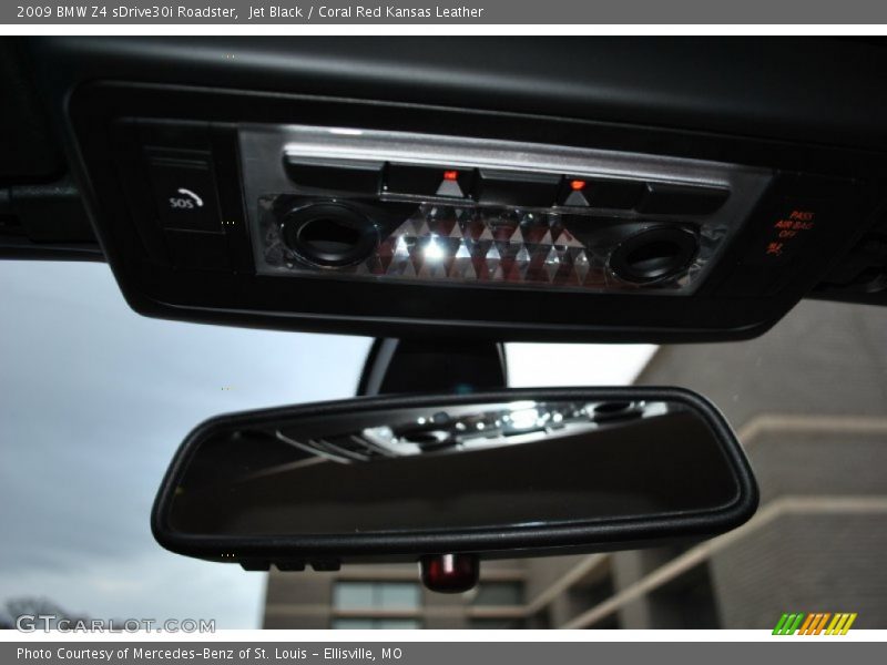 Jet Black / Coral Red Kansas Leather 2009 BMW Z4 sDrive30i Roadster