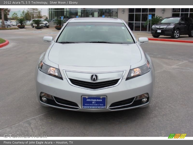 Silver Moon / Ebony 2012 Acura TL 3.5 Technology