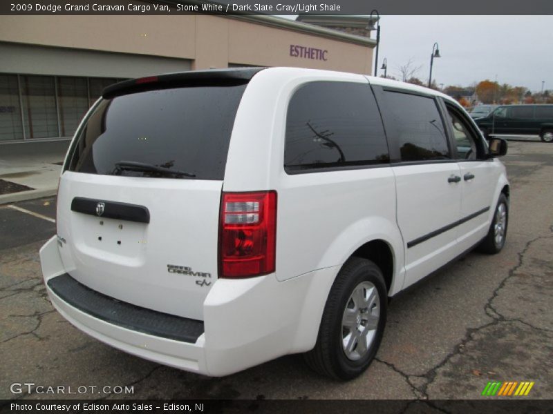 Stone White / Dark Slate Gray/Light Shale 2009 Dodge Grand Caravan Cargo Van