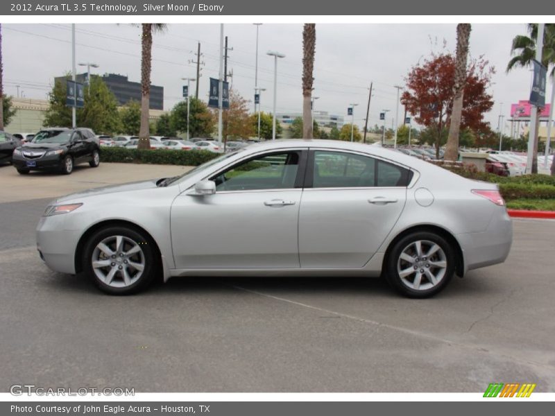 Silver Moon / Ebony 2012 Acura TL 3.5 Technology