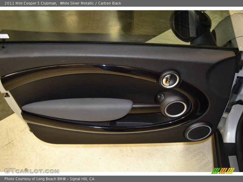 White Silver Metallic / Carbon Black 2011 Mini Cooper S Clubman
