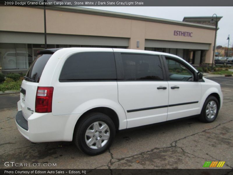 Stone White / Dark Slate Gray/Light Shale 2009 Dodge Grand Caravan Cargo Van