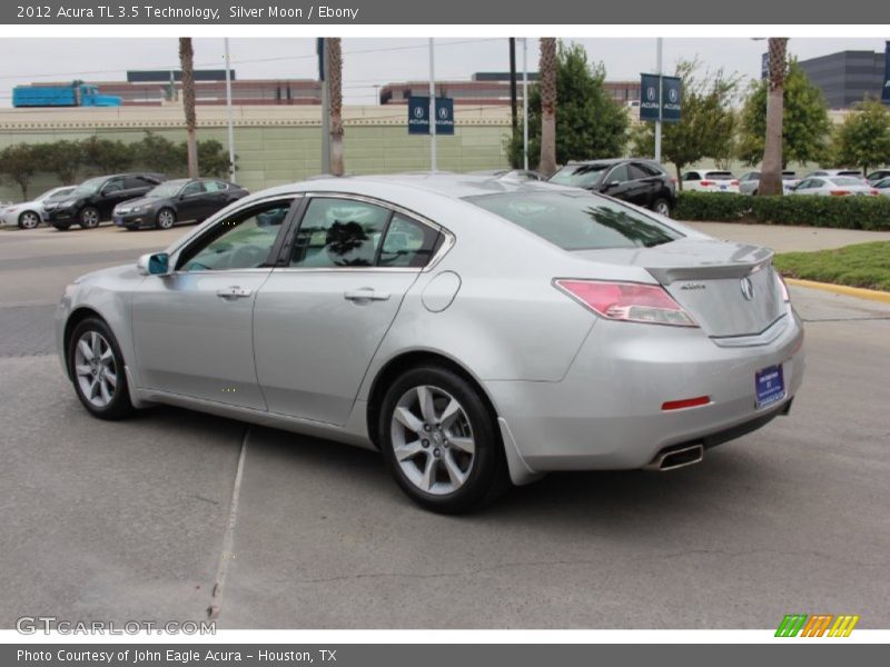 Silver Moon / Ebony 2012 Acura TL 3.5 Technology
