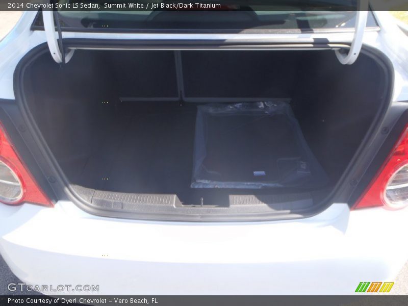 Summit White / Jet Black/Dark Titanium 2014 Chevrolet Sonic LS Sedan