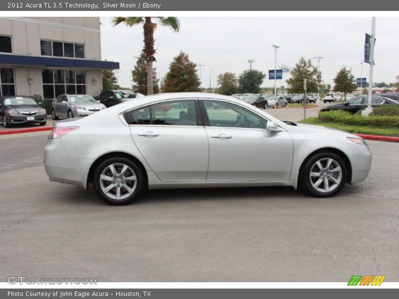 Silver Moon / Ebony 2012 Acura TL 3.5 Technology