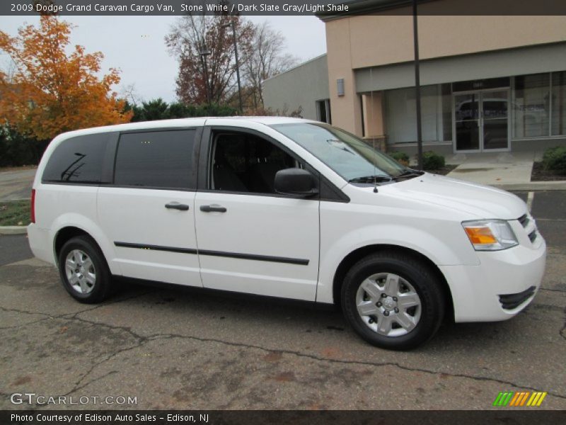 Stone White / Dark Slate Gray/Light Shale 2009 Dodge Grand Caravan Cargo Van