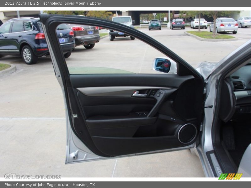 Silver Moon / Ebony 2012 Acura TL 3.5 Technology