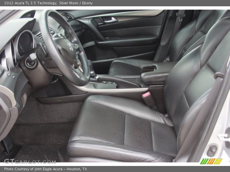Silver Moon / Ebony 2012 Acura TL 3.5 Technology