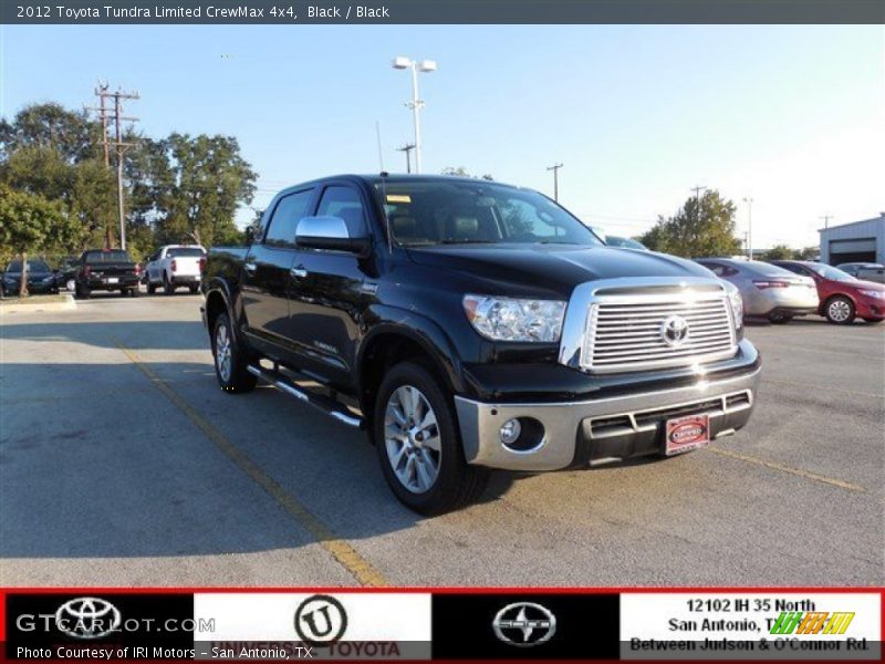 Black / Black 2012 Toyota Tundra Limited CrewMax 4x4