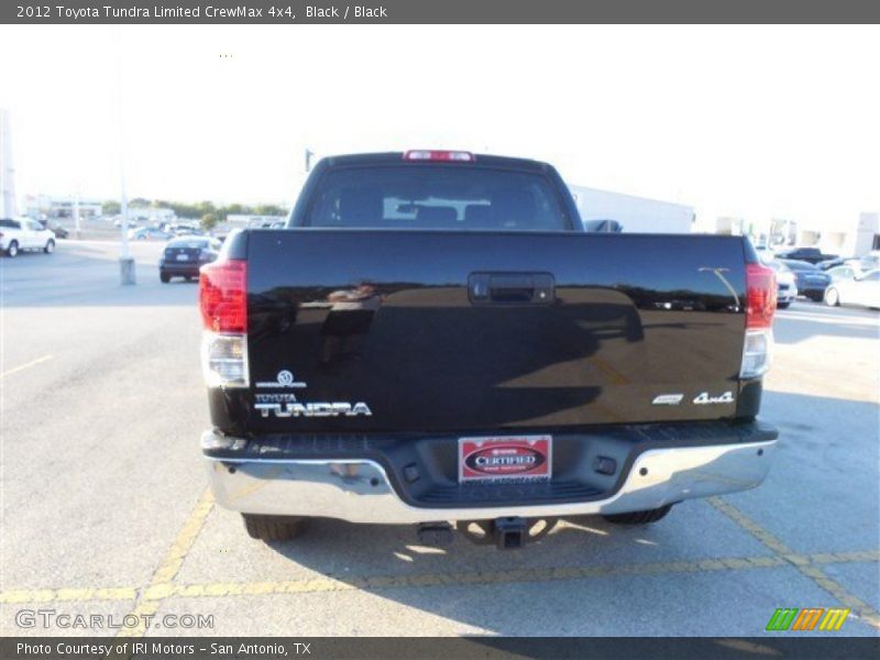 Black / Black 2012 Toyota Tundra Limited CrewMax 4x4