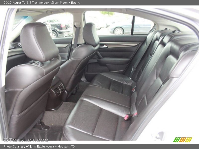 Silver Moon / Ebony 2012 Acura TL 3.5 Technology