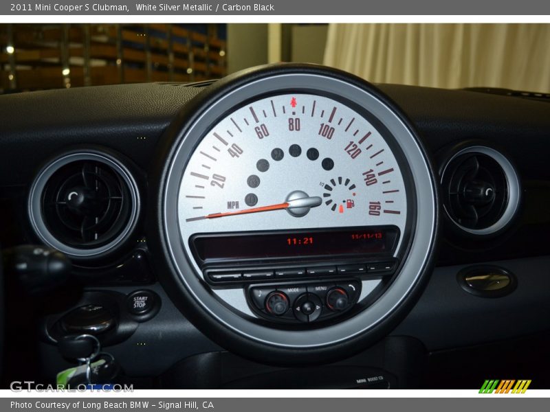 White Silver Metallic / Carbon Black 2011 Mini Cooper S Clubman