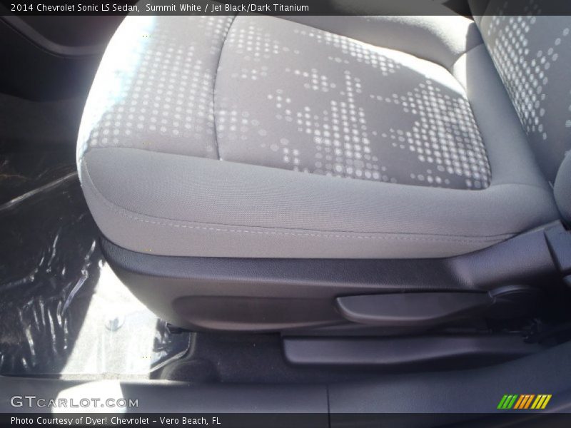 Summit White / Jet Black/Dark Titanium 2014 Chevrolet Sonic LS Sedan