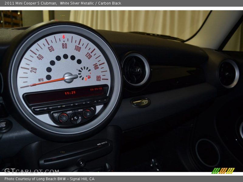White Silver Metallic / Carbon Black 2011 Mini Cooper S Clubman