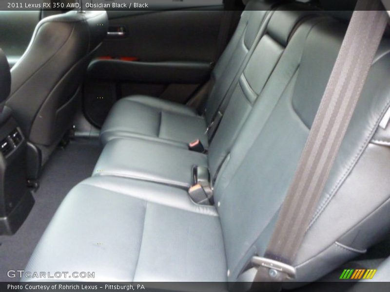 Obsidian Black / Black 2011 Lexus RX 350 AWD