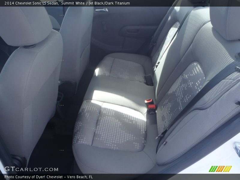Summit White / Jet Black/Dark Titanium 2014 Chevrolet Sonic LS Sedan