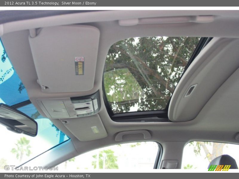 Silver Moon / Ebony 2012 Acura TL 3.5 Technology