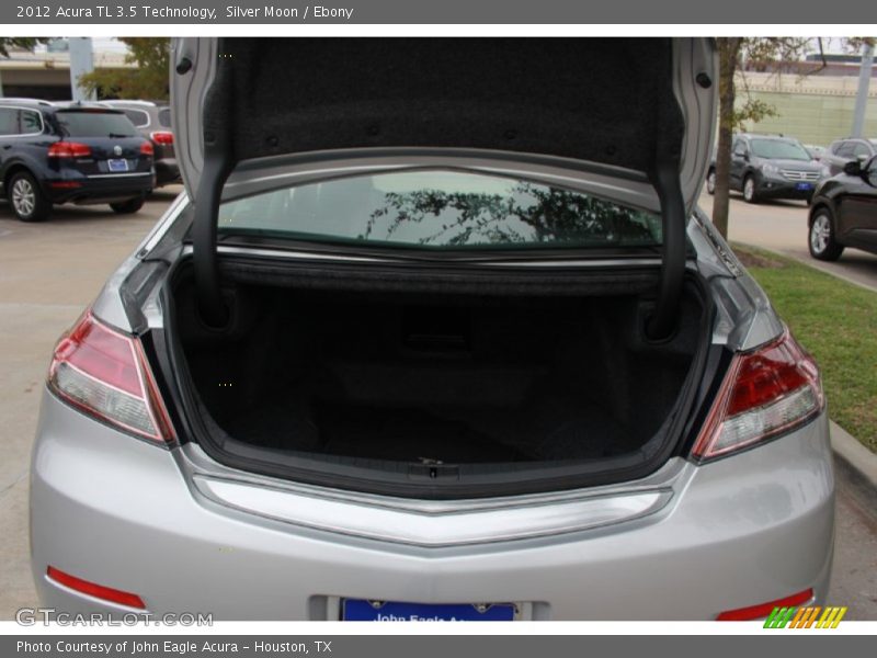 Silver Moon / Ebony 2012 Acura TL 3.5 Technology