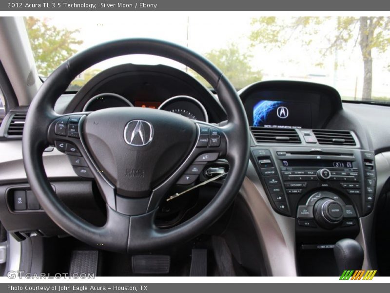 Silver Moon / Ebony 2012 Acura TL 3.5 Technology