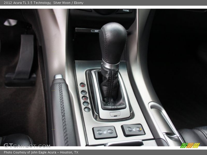 Silver Moon / Ebony 2012 Acura TL 3.5 Technology