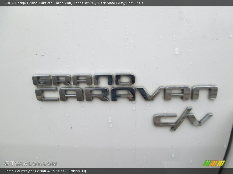 Stone White / Dark Slate Gray/Light Shale 2009 Dodge Grand Caravan Cargo Van