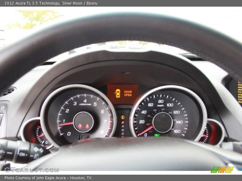 Silver Moon / Ebony 2012 Acura TL 3.5 Technology