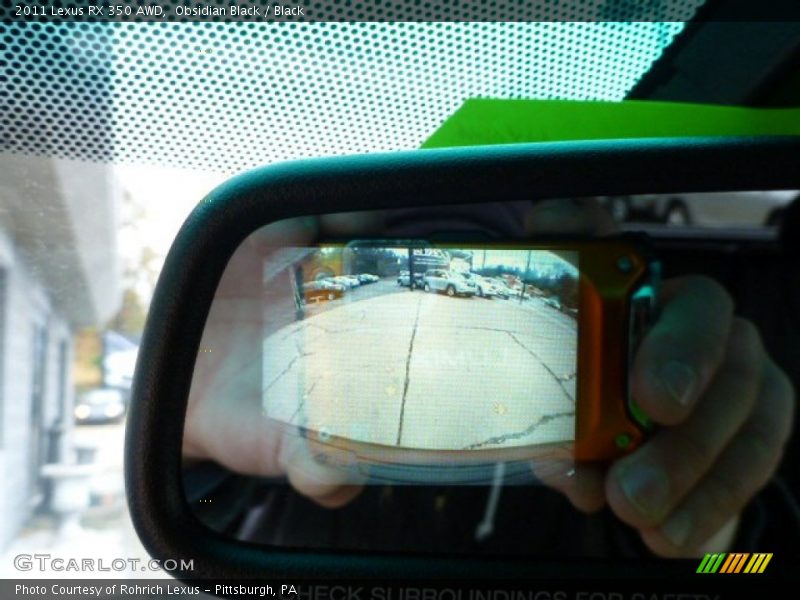 Obsidian Black / Black 2011 Lexus RX 350 AWD
