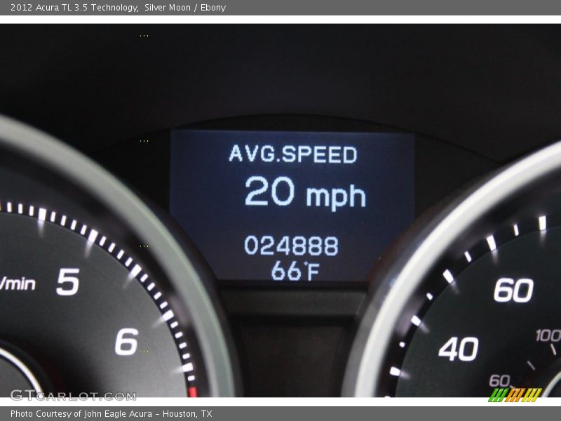 Silver Moon / Ebony 2012 Acura TL 3.5 Technology
