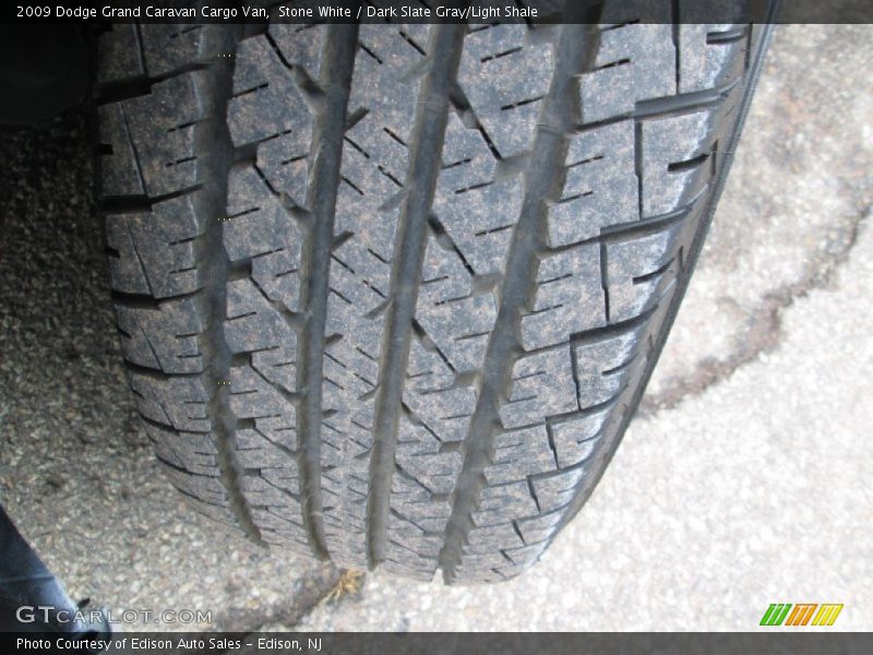 Stone White / Dark Slate Gray/Light Shale 2009 Dodge Grand Caravan Cargo Van