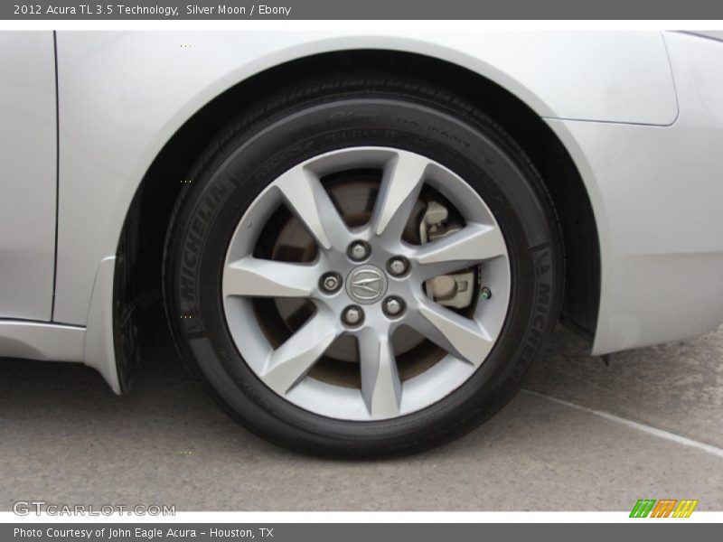Silver Moon / Ebony 2012 Acura TL 3.5 Technology