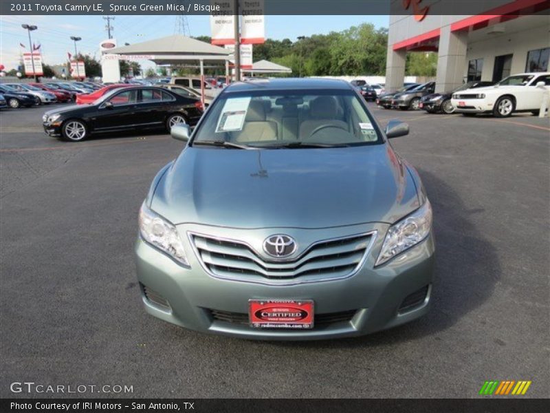 Spruce Green Mica / Bisque 2011 Toyota Camry LE