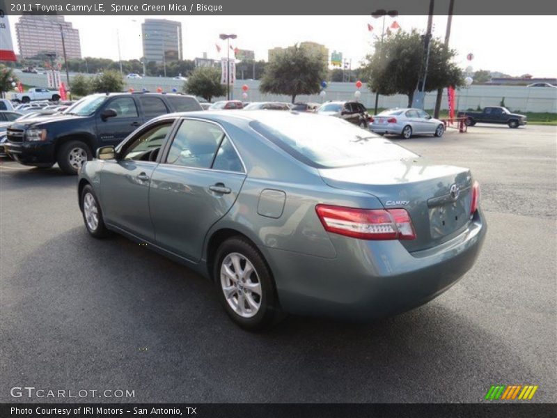 Spruce Green Mica / Bisque 2011 Toyota Camry LE