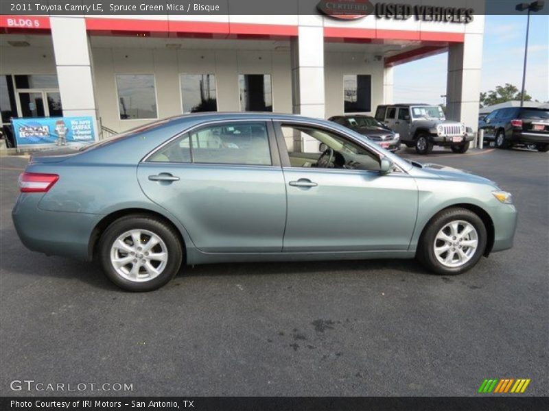 Spruce Green Mica / Bisque 2011 Toyota Camry LE