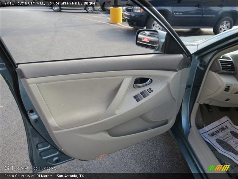 Spruce Green Mica / Bisque 2011 Toyota Camry LE