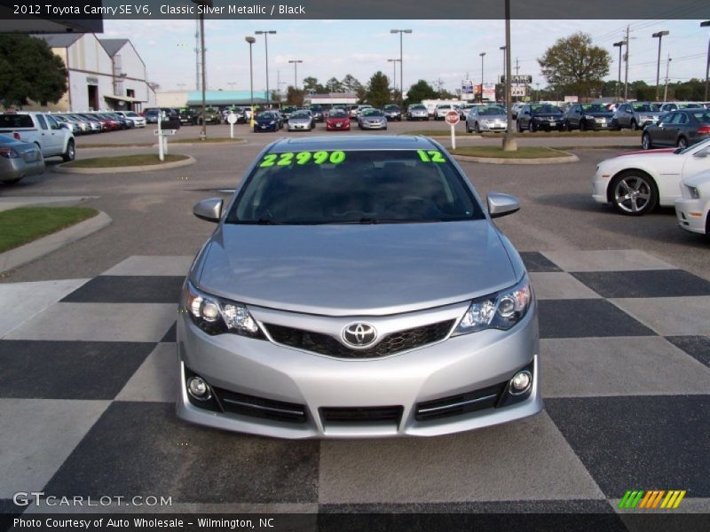 Classic Silver Metallic / Black 2012 Toyota Camry SE V6