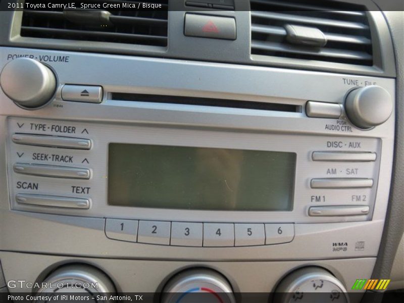 Spruce Green Mica / Bisque 2011 Toyota Camry LE