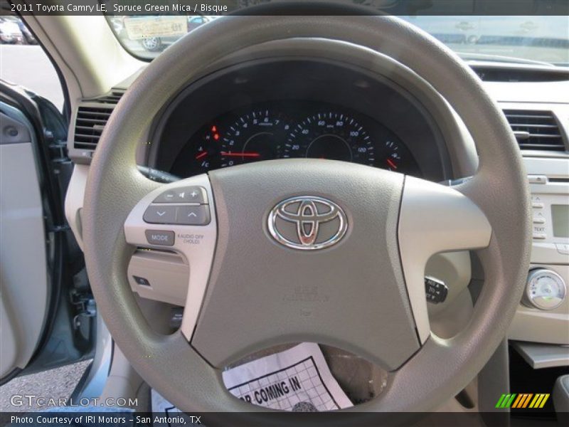 Spruce Green Mica / Bisque 2011 Toyota Camry LE