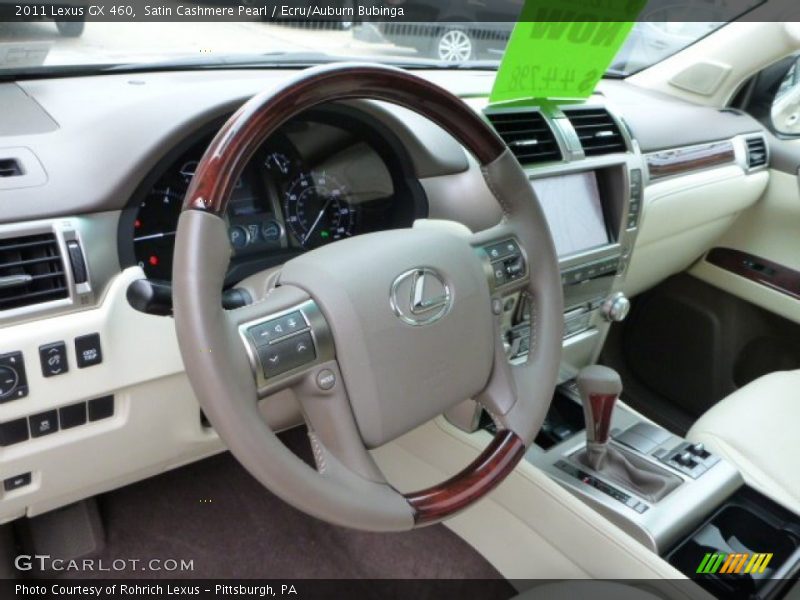 Satin Cashmere Pearl / Ecru/Auburn Bubinga 2011 Lexus GX 460