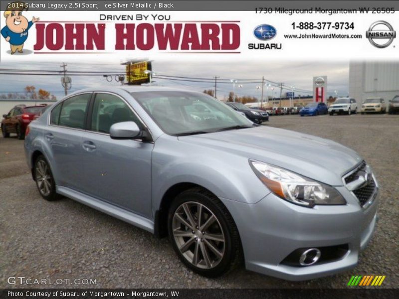 Ice Silver Metallic / Black 2014 Subaru Legacy 2.5i Sport