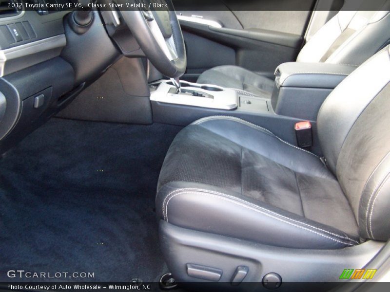 Classic Silver Metallic / Black 2012 Toyota Camry SE V6