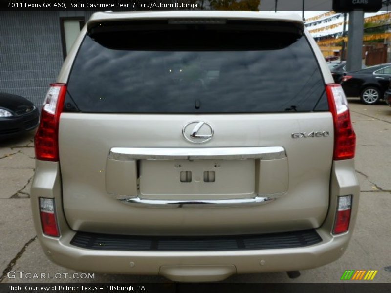 Satin Cashmere Pearl / Ecru/Auburn Bubinga 2011 Lexus GX 460