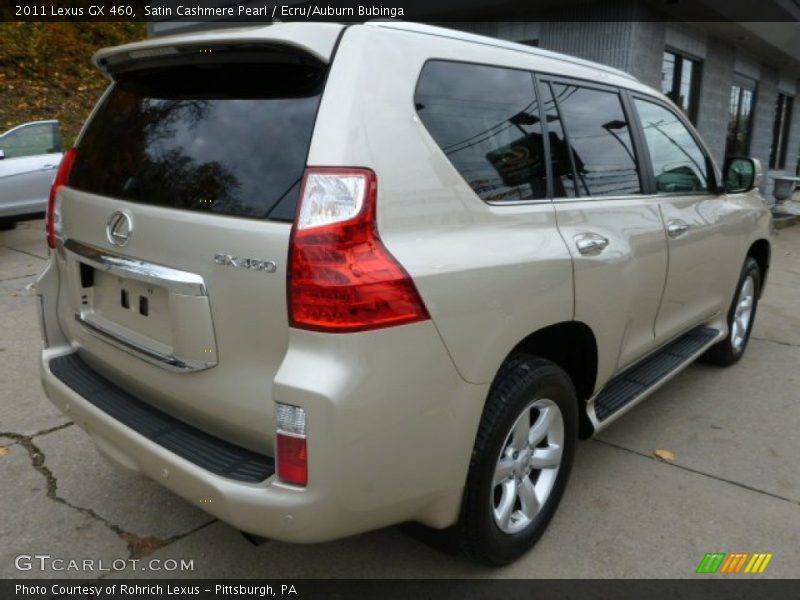 Satin Cashmere Pearl / Ecru/Auburn Bubinga 2011 Lexus GX 460