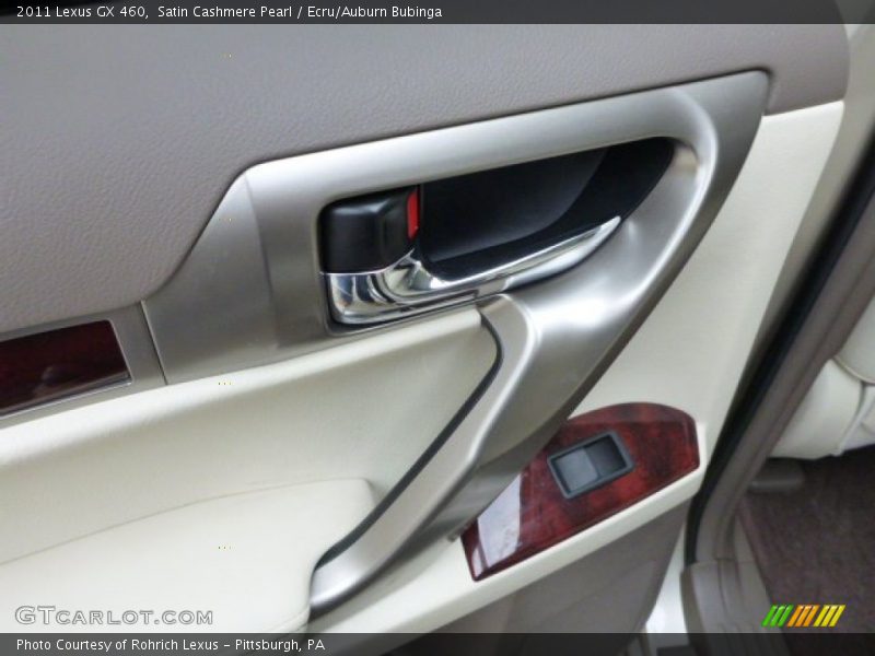 Satin Cashmere Pearl / Ecru/Auburn Bubinga 2011 Lexus GX 460