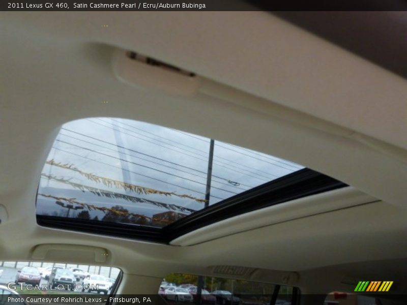Satin Cashmere Pearl / Ecru/Auburn Bubinga 2011 Lexus GX 460