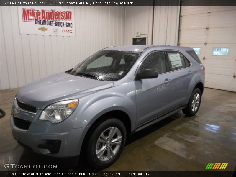 Silver Topaz Metallic / Light Titanium/Jet Black 2014 Chevrolet Equinox LS