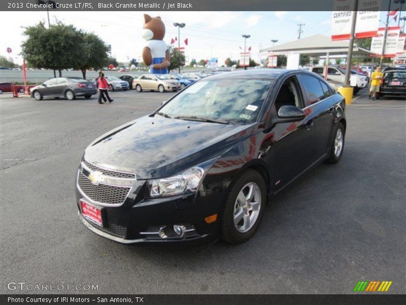 Black Granite Metallic / Jet Black 2013 Chevrolet Cruze LT/RS