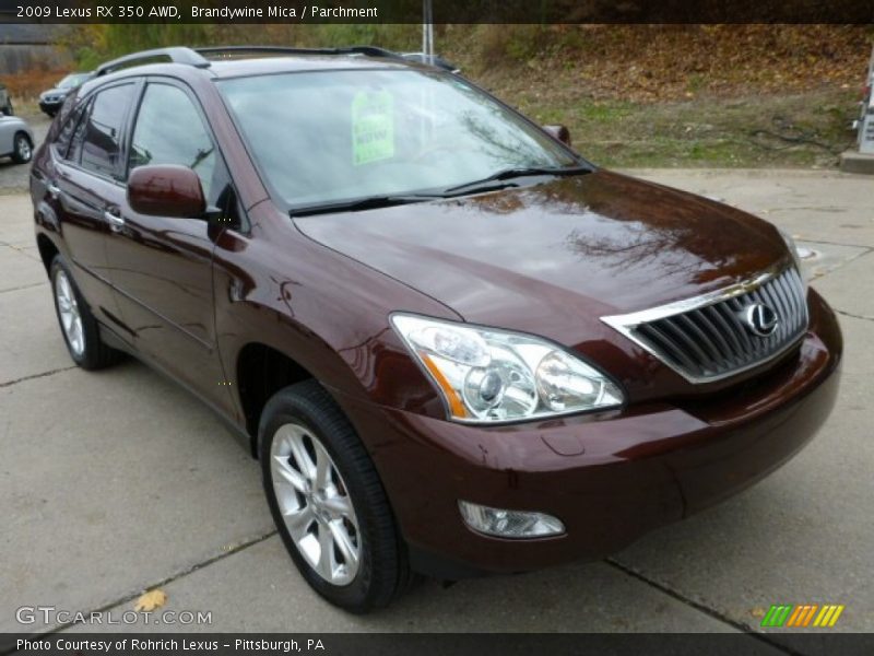 Brandywine Mica / Parchment 2009 Lexus RX 350 AWD