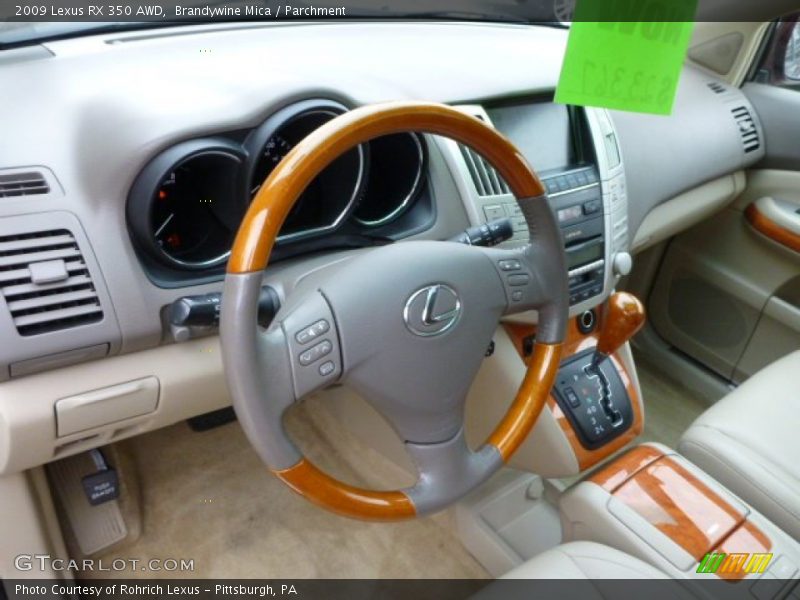Brandywine Mica / Parchment 2009 Lexus RX 350 AWD
